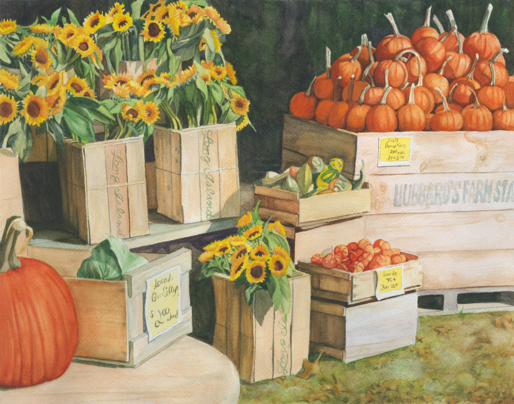 Farm_Stand_20x24_framed_watercolor_400.00_16x20_unframed_giclee_100.00_aaelni
